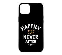 Carcasa para iPhone 14 Plus Regalo Divertido para Fiesta de Divorcio Happily Never After