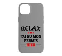 Carcasa para iPhone 14 Plus Regalo Licencia de Conducir Código de Carretera Humor