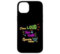Carcasa para iPhone 14 Plus Regalo para animadoras Cheer Cheer Loud Shine Bright