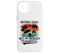 Carcasa para iPhone 14 Plus Retired 2024 Not My Problem Anymore - Funny Retirement 2024