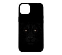 Carcasa para iPhone 14 Plus Retrato de Cara de león Realista Oscuro