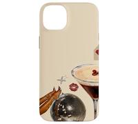 Carcasa para iPhone 14 Plus Retro Espresso Martini Disco Ball Stars Verano Estética