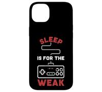 Carcasa para iPhone 14 Plus Retro Gaming - Sleep is For The Weak Gamepad para Gamer Funny