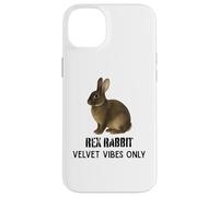 Carcasa para iPhone 14 Plus Rex Rabbit Velvet Vibes Solo para fanáticos de Mascotas y Animales