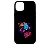 Carcasa para iPhone 14 Plus Ride The Sweet Wave, diseño Retro de neón y Frutas para Surf