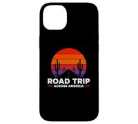 Carcasa para iPhone 14 Plus Road Trip America Family Trip 50 State Borders USA America