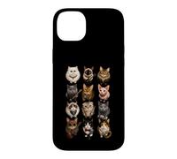 Carcasa para iPhone 14 Plus Rock Star Cats Punk Band Kittens Rock'n Roll Regalos Divertidos