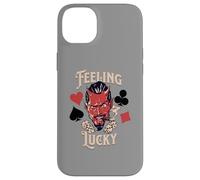 Carcasa para iPhone 14 Plus Rockabilly Feeling Lucky Devil Dice 50 Retro Vintage Casino