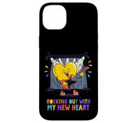 Carcasa para iPhone 14 Plus Rocking out with My New Heart Design - Lindo corazón de Guitarra