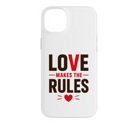 Carcasa para iPhone 14 Plus Romantic Couple Quote Valentine's Day Love Makes The Rules