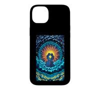 Carcasa para iPhone 14 Plus Romántico Pareja Sol Luna Amor Celestial Unión Estrel