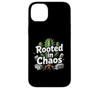 Carcasa para iPhone 14 Plus Rooted in Chaos Funny Cactus Gardener Graphic