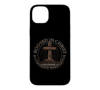 Carcasa para iPhone 14 Plus Rooted in Christ Shirt Jesus Shirt Vintage Cross Christian