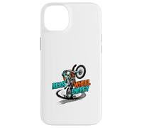Carcasa para iPhone 14 Plus Rueda Trasera Energy Dirt Bike Rider Action Graphic