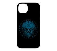 Carcasa para iPhone 14 Plus Runas de Walhalla Odin Vegvisir Mitología nórdica Vikingo