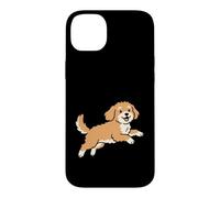 Carcasa para iPhone 14 Plus Running Cavapoo Dog Breed Mom Pet Lovers Owner