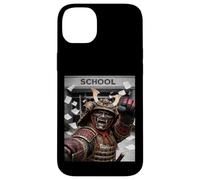 Carcasa para iPhone 14 Plus Samurai Último Día De Escuela Vacaciones De Verano Divertido Meme Selfie