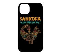 Carcasa para iPhone 14 Plus Sankofa African Heritage Akan Símbolo Aprende del Pasado