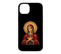 Carcasa para iPhone 14 Plus Santo Icono Ortodoxo Oriental de la Madre María Theotokos