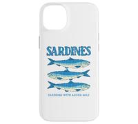 Carcasa para iPhone 14 Plus Sardines Tinned Fish Retro Graphic for Men Women