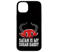 Carcasa para iPhone 14 Plus Satan is my Sugar Daddy Teufel und Infierno.