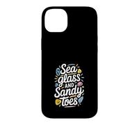 Carcasa para iPhone 14 Plus Sea Glass Hunters Recogiendo Tesoros del océano Beachcombing