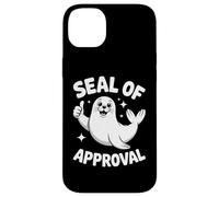 Carcasa para iPhone 14 Plus Seal of Approval Pun Funny Seal