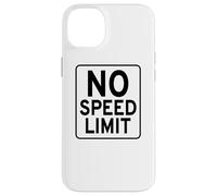 Carcasa para iPhone 14 Plus Señal de Carretera sin límite de Velocidad