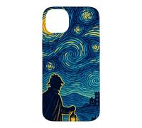 Carcasa para iPhone 14 Plus Sherlock Holmes Noche Estrellada Detective Vintage