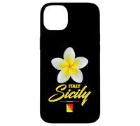 Carcasa para iPhone 14 Plus Sicily Italy Tropical Flower Yellow Frangipani Aesthetic Art