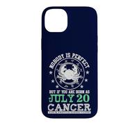 Carcasa para iPhone 14 Plus Signo del Zodiaco Cáncer Julio 20 Horóscopo Astrología Cumpleaños