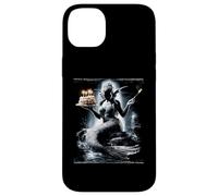 Carcasa para iPhone 14 Plus Sirena Agua NINFA Mar Océano Pastel Cumpleaños Fiesta Cumpleaños