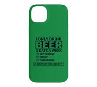 Carcasa para iPhone 14 Plus Solo Bebo Cerveza 3 días a la Semana Lista de verificación
