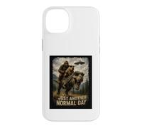 Carcasa para iPhone 14 Plus Solo Otro día Normal | Retro Bigfoot Capibara T-Rex