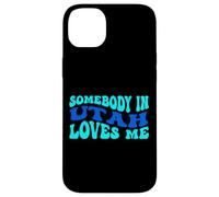 Carcasa para iPhone 14 Plus Somebody in Utah Loves Me Modern Boho Vibe