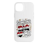 Carcasa para iPhone 14 Plus Someone In Iraq Loves Me Heart Iraq Flag