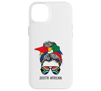 Carcasa para iPhone 14 Plus South African Girl South African Heritage South Africa Flag