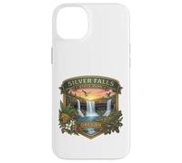 Carcasa para iPhone 14 Plus Souvenir del Sendero de Las Diez Cataratas del Parque Estatal Silver Falls de Oregón