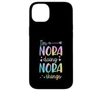 Carcasa para iPhone 14 Plus Soy Nora Doing Nora Things Nombre Personalizado