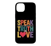 Carcasa para iPhone 14 Plus Speak The Truth In Love Amable honestidad fe -