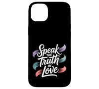Carcasa para iPhone 14 Plus Speak The Truth In Love Amable honestidad fe -