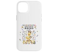 Carcasa para iPhone 14 Plus Special Needs Mom Autism Caregivers Cute Mama Duck