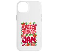 Carcasa para iPhone 14 Plus Speech Therapy is My Jam Boho Floral SLP Speech Therapist
