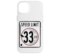 Carcasa para iPhone 14 Plus Speed Limit 33 1/3 RPM Vinyl Registro Álbum de Música DJ