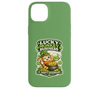 Carcasa para iPhone 14 Plus St Paddy's Shenanigan Lucky Monkeys Irish Monkey Monkey Punch