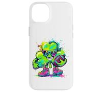 Carcasa para iPhone 14 Plus St Patricks Day Clover Football Vibes