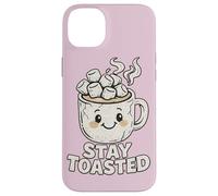 Carcasa para iPhone 14 Plus Stay Toasted Cute Hot Chocolate Marshmallow Taza Cozy W