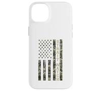 Carcasa para iPhone 14 Plus Strait Watch USA American Flag Camouflage Distressed Style