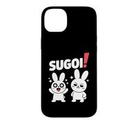 Carcasa para iPhone 14 Plus Sugoi! Funny Chibi Anime Bunny Kawaii Manga Comedia