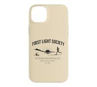 Carcasa para iPhone 14 Plus Sunrise Running Coffee Miles Music Corredor de la mañana